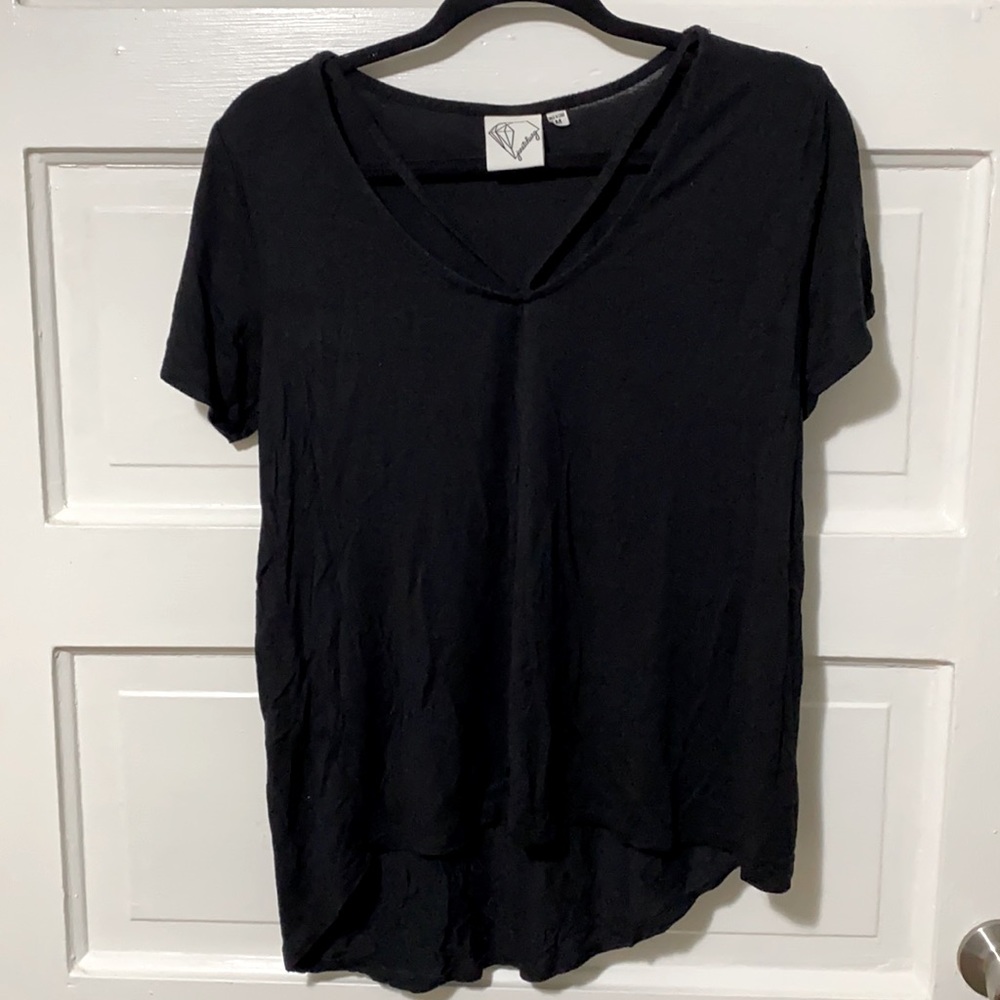 black soft TShirt, size M